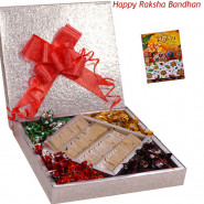 Sweet Gift Box - Kaju Katli 500 gms, Chocolates 500 gms (Rakhi & Tika NOT Included)