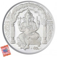 Silver Ganesh Coin (10 Grams)