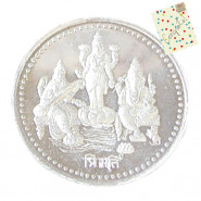 Silver Trimurti Coin (50 Grams)