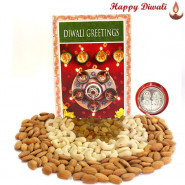 Triple Crunch - Almonds, Cashewnuts & Raisins with Laxmi-Ganesha