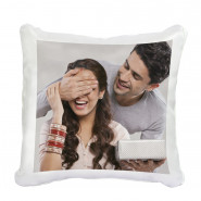 Cushion For Love - Happy Valentines Day Personalized Cushion and Card