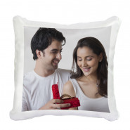 Because I Have You I Will Always Have A Friend Personalized Cushion & Valentine Greeting Card