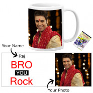 Bro You Rock Personalized Mug & Card