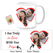 I Am Truly in Love with You Personalized Mug & Card