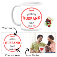 The Best Husband Ever Personalized Mug & Card