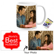 World's Best Husband Personalized Mug & Card