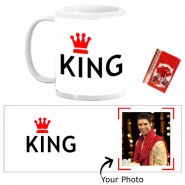 King Personalized Mug & Card