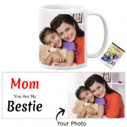 Mom You are My Bestie Personalized Mug & Card