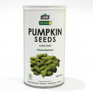 Pumpkin Seeds in Container and Card