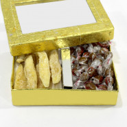 Mango Chips and Aero Imli in Decorative Box and Card