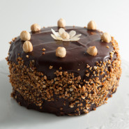 Chocolate Hazelnuts Cake 1 Kg and Card