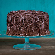 Rose Chocolate Cake 1 Kg and Card