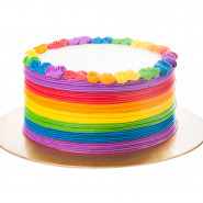 Rainbow Cake 1 Kg and Card
