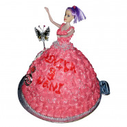 Birthday Doll Cake 2 Kg and Card