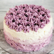 Black Currant Cake 1 Kg and Card