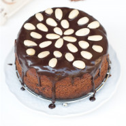 Choco Almond Cake 1 Kg and Card