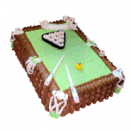 Beautiful Billiards Table Cake 2 Kg and Card