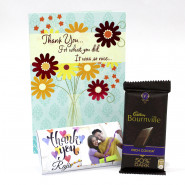 Cadbury Dairy Milk Bournville in Personalized Thank You & Card
