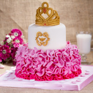 2 Tier Cake with Crown 3 Kg and Card