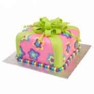 Gorgeous Gift Box Cake 2 Kg and Card