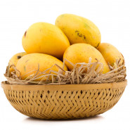 Fresh Mangoes - Fresh Mango 2 Kg in Basket and Card