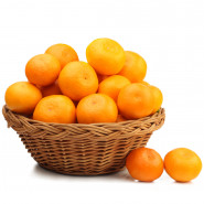 Tangy Oranges - 3 Kg Orange Fruit Basket and Card