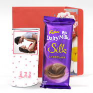 Personalized Wrapper with Dairy Milk Silk & Card