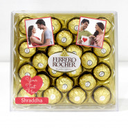 Personalised Ferrero Rocher Chocolate 24 Pcs & Card
