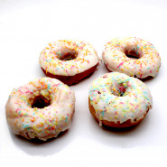 Rainbow Donuts (6 Pcs) & Card