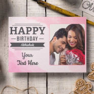 Awesome Happy Birthday Personalized Greeting Card