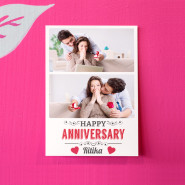 Happy Anniversary Personalized Greeting Card