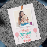 Memorable Happy Birthday Personalized Greeting Card