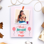 Memorable Happy Birthday Personalized Greeting Card