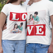 Love Couple Personalized T-Shirt & Card