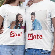 Soul Mate Couple Personalized T-Shirt & Card