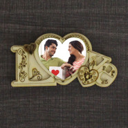 Personalized Love Fridge Magnet and Card