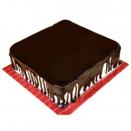 Square Chocolate Cake 1 Kg and Card