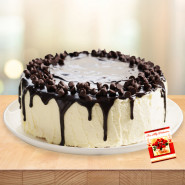 Choco Vanilla Oreo Cake 1 Kg & Valentine Greeting Card