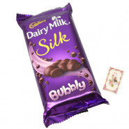 Dairy Milk Silk Bubbly and Card