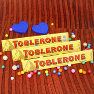 Toblerone Chocolates - 3 Toblerone 100 gms each and Card