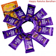 Cadbury Treat - Dairy Milk 10 Pcs (Rakhi & Tika NOT Included)