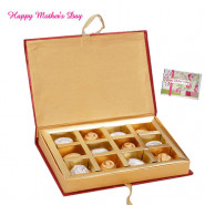 Surprise for Mother - Assorted Chocolates 12 pieces and Mother's Day Greeting Card