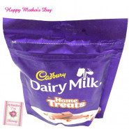 Treat for Mother - Dairy Milk Home Treats and Mother's Day Greeting Card