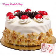 Five Star Cake - 1 Kg Butter Scotch Cake (Five Star Bakery) and Mother's Day Greeting Card