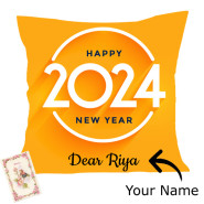 Happy New Year - New Year Cushion & Card