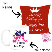 Year of Success - New Year Cushion, New Year Mug & Card