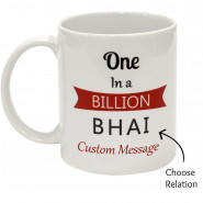 One In a Billion (Choose Relation) Personalized Photo Mug & Card
