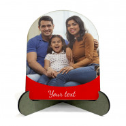 Personalized Oval Shaped Photo Tile & Card