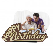 Happy Birthday Wooden Photo Frame and Card