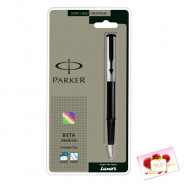 Parker Beta Premium Silver Fountain Pen